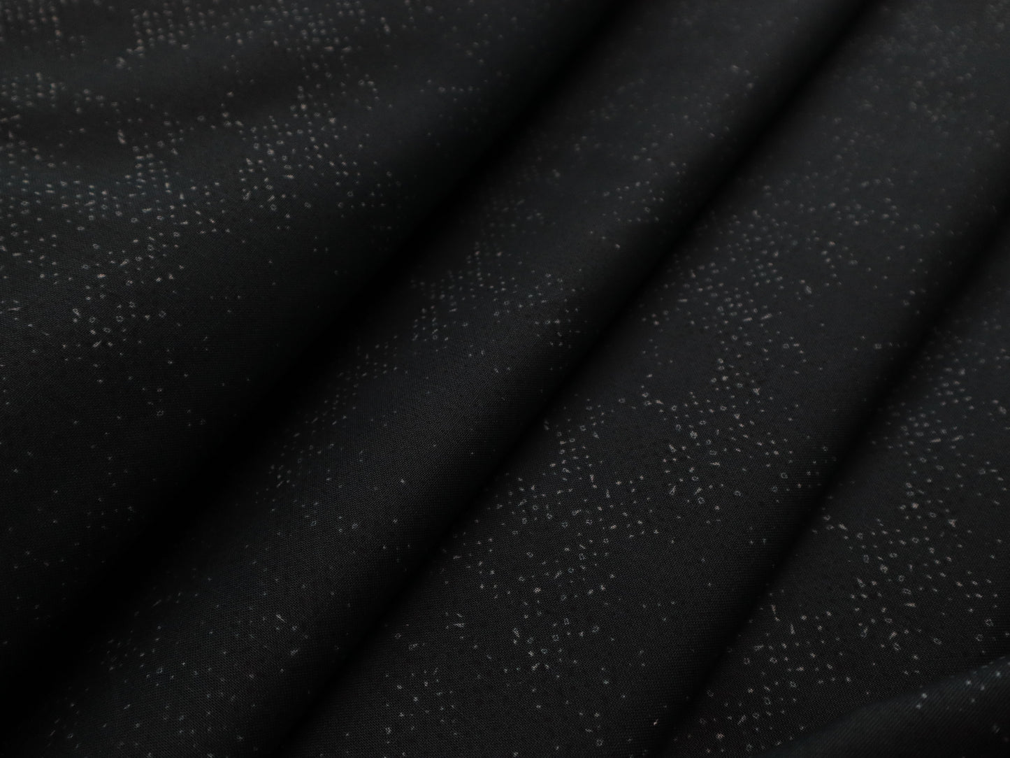 Premium Cotton - 1/2 YARD - Spotted Black