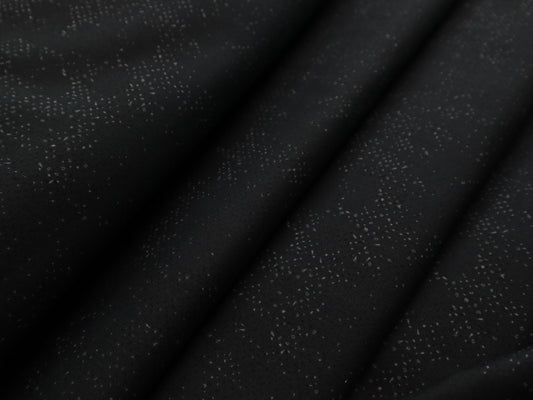 Premium Cotton - 1/2 YARD - Spotted Black