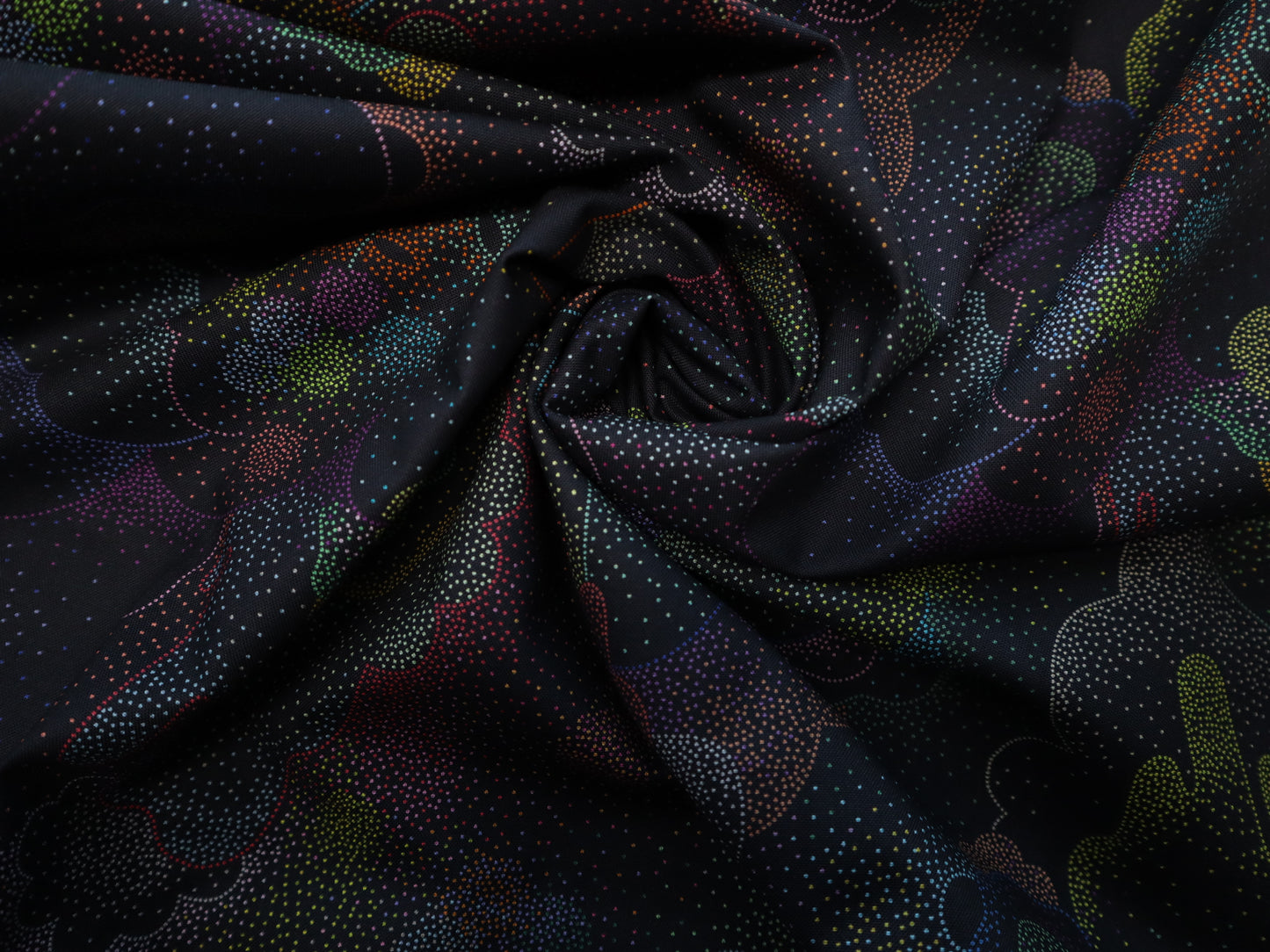 Premium Cotton - 1/2 YARD - Gradients Auras Onyx