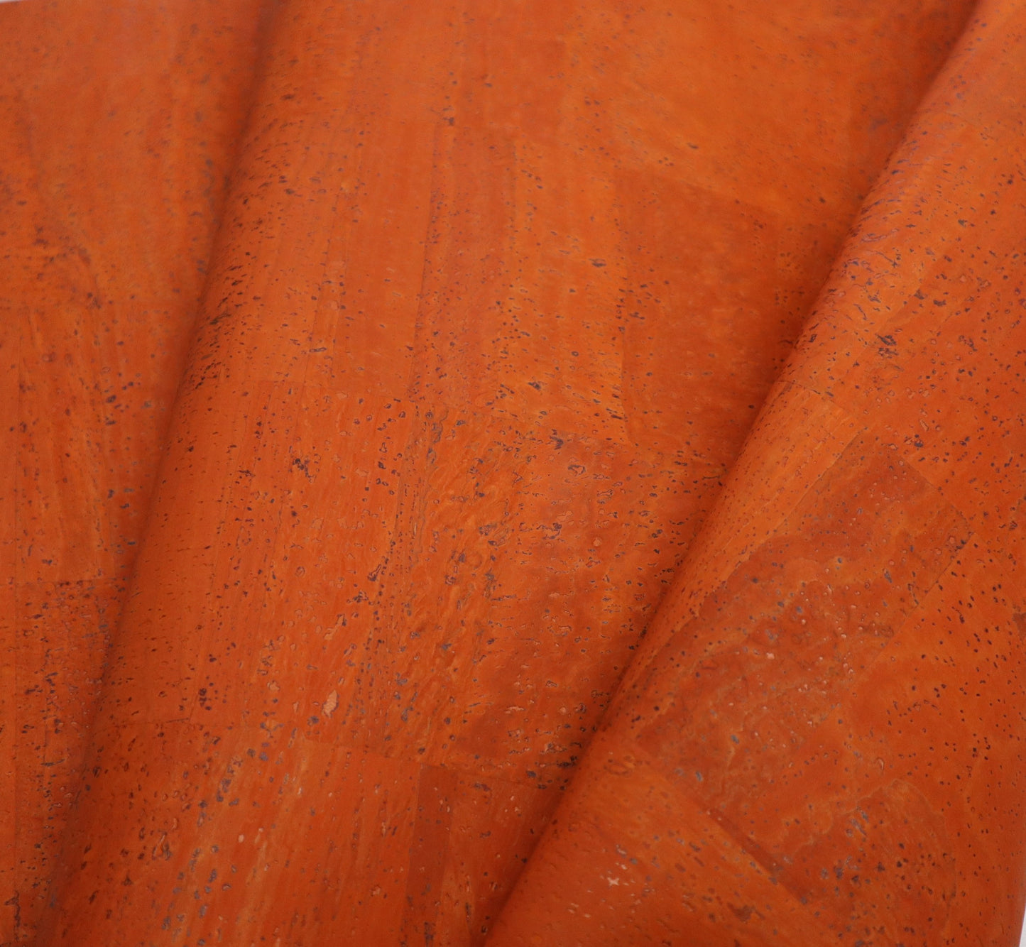 REMNANT/OFFCUT - Cork Fabric 17.75" x 18" - Pumpkin