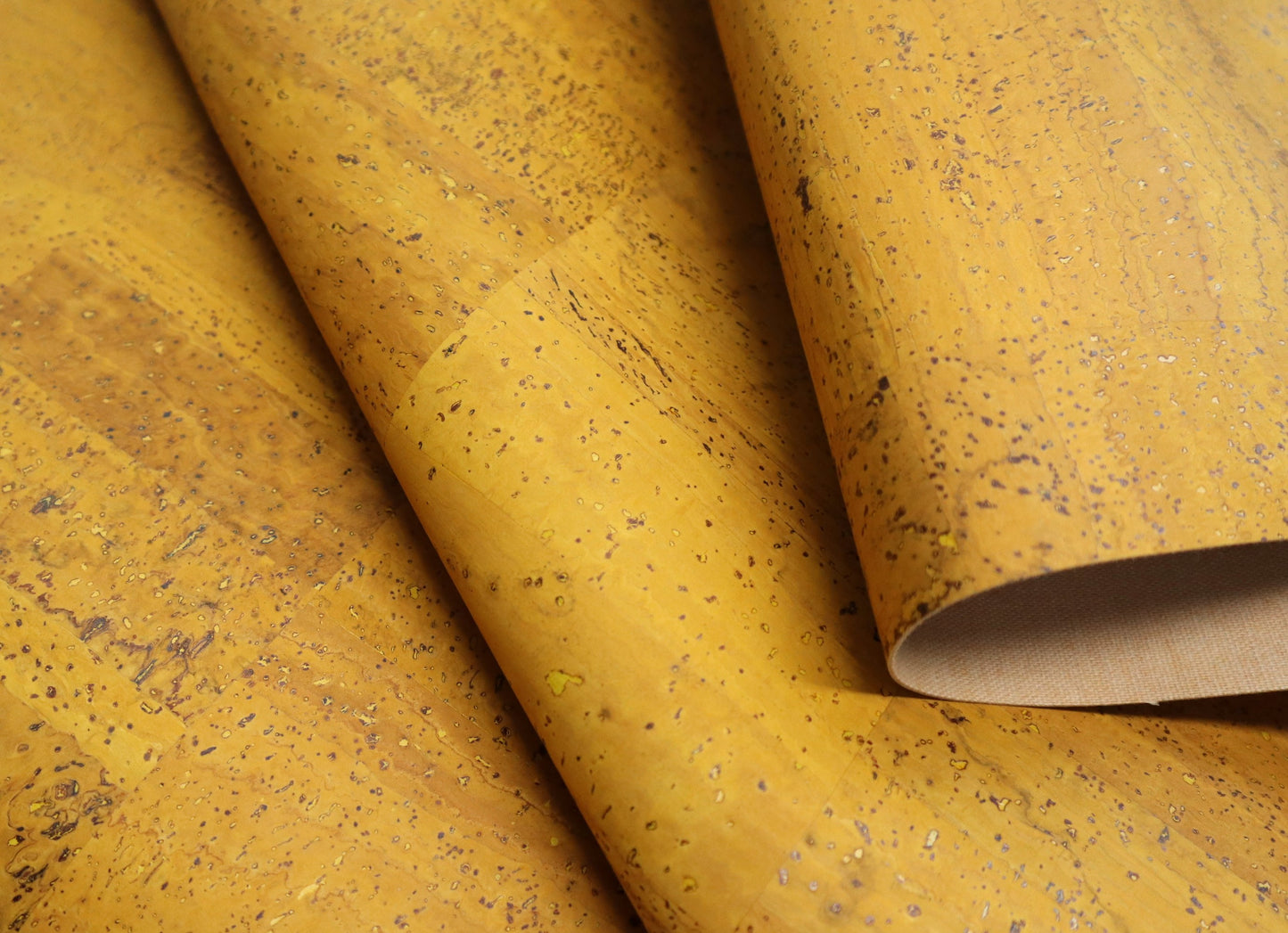 Cork Fabric Roll - Turmeric