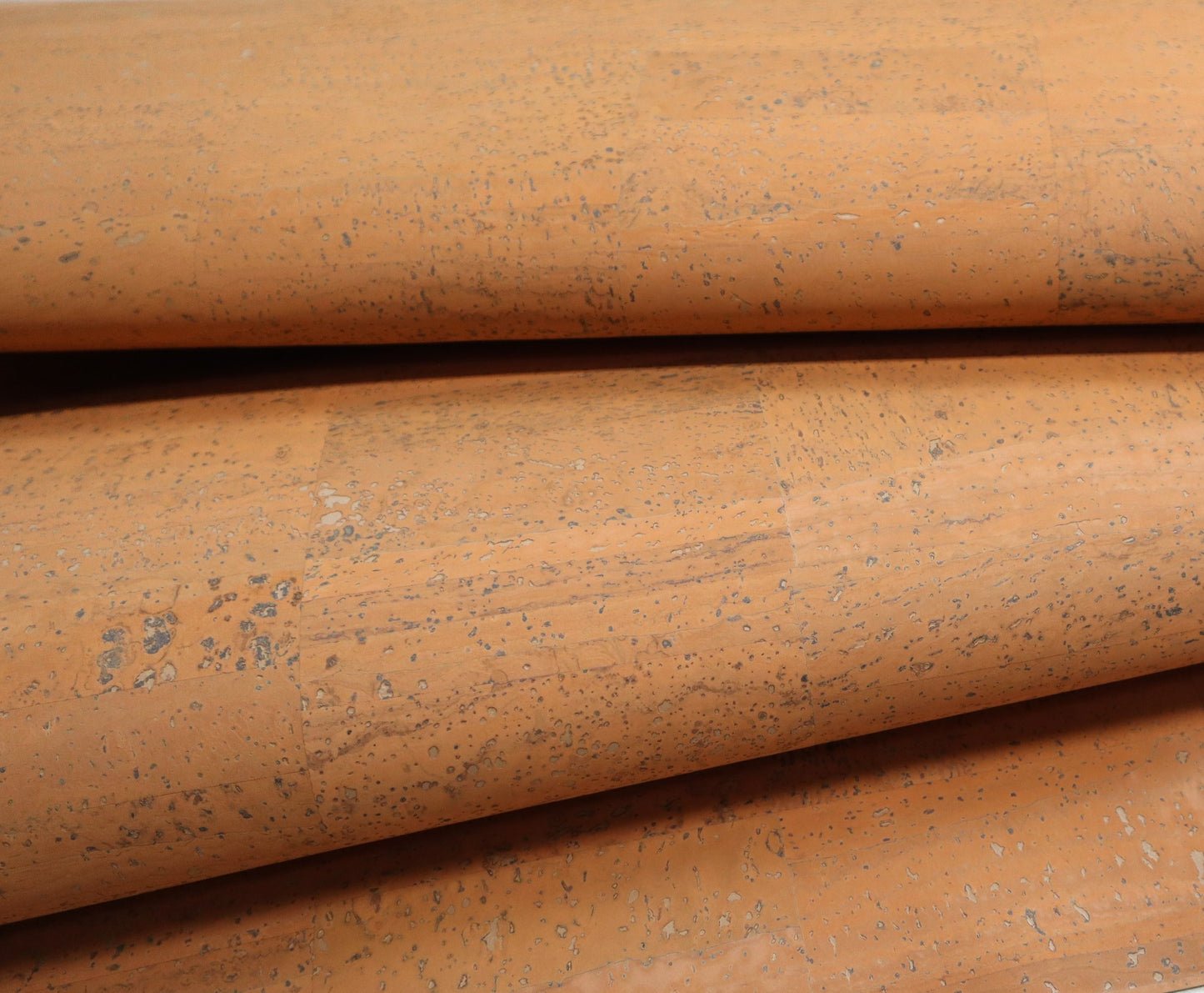 REMNANT/OFFCUT - Cork Fabric 13.5" x 18" - Melon Sorbet