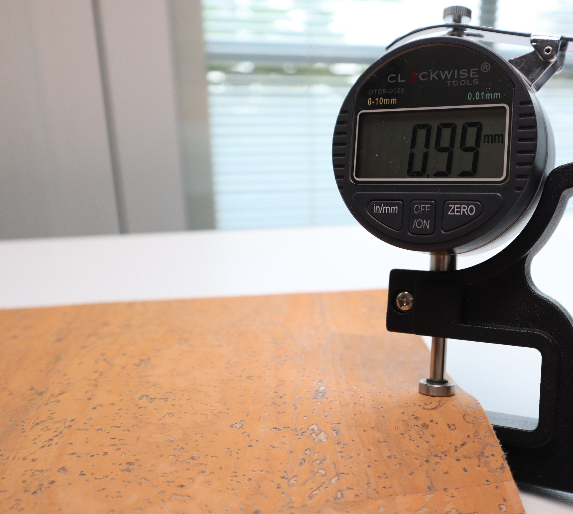 REMNANT/OFFCUT - Cork Fabric 13.5" x 18" - Melon Sorbet