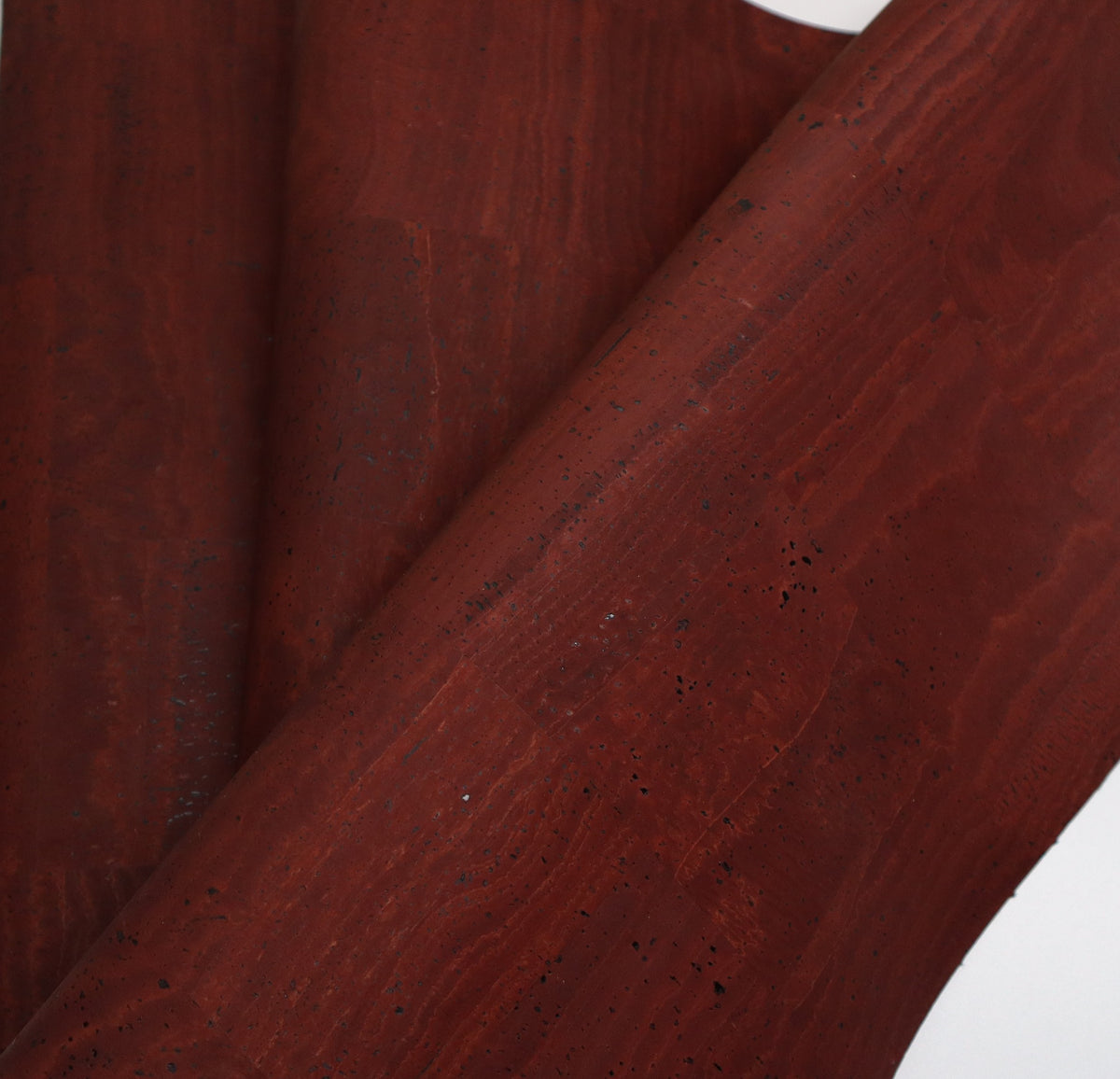 REMNANT/OFFCUT - Cork Fabric 13" x 26.5" - Venetian Red