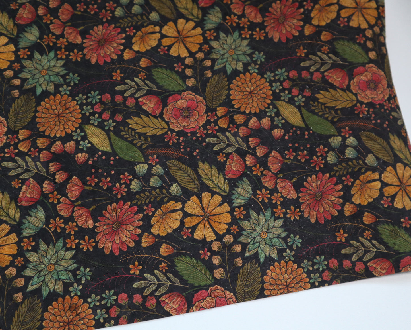 Cork Fabric Roll - Vintage Floral