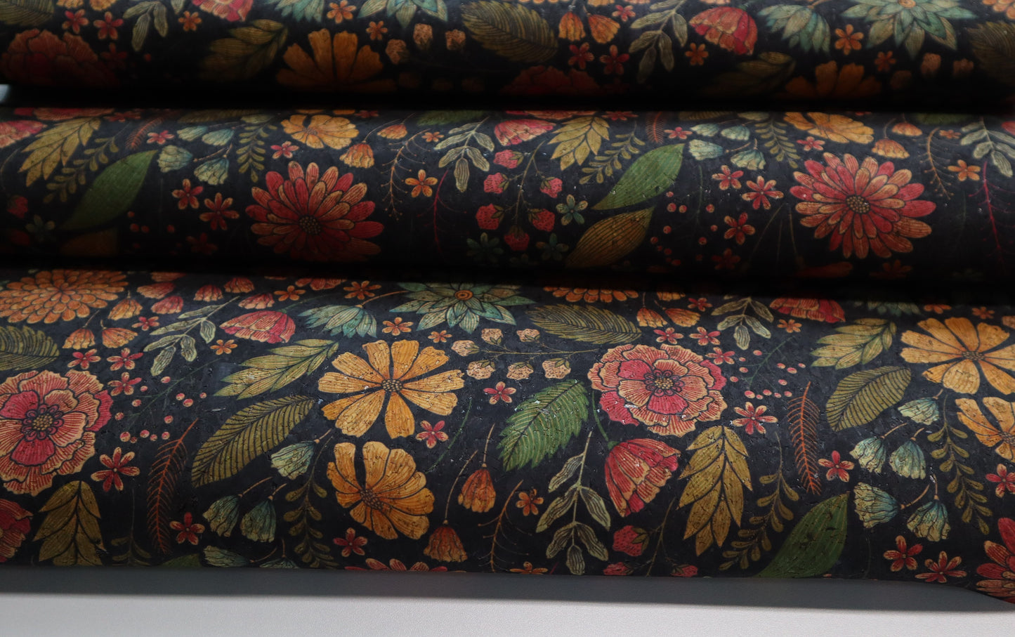 Cork Fabric Roll - Vintage Floral