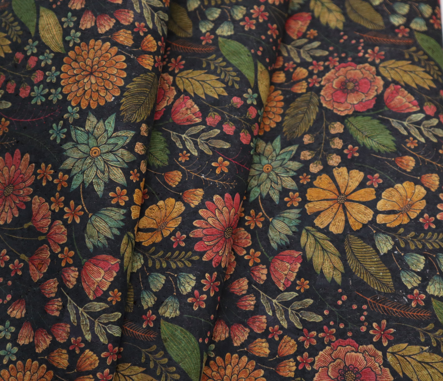 Cork Fabric Roll - Vintage Floral