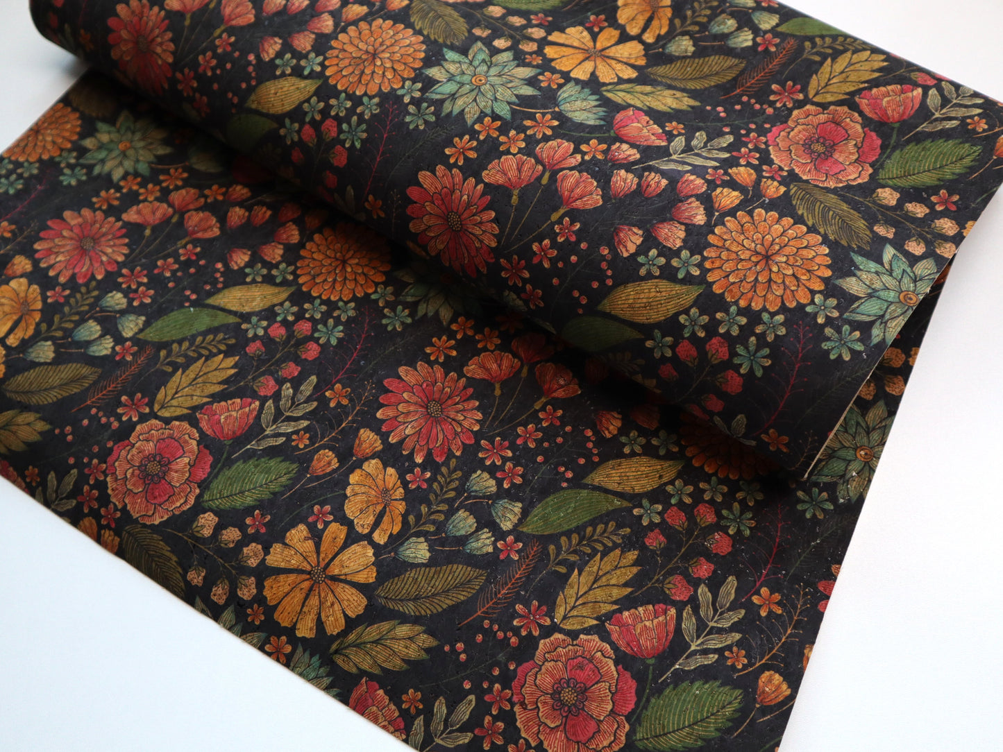 Cork Fabric Roll - Vintage Floral