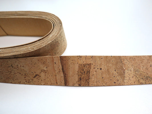 Cork Ribbon By the Yard  - Scorched Earth