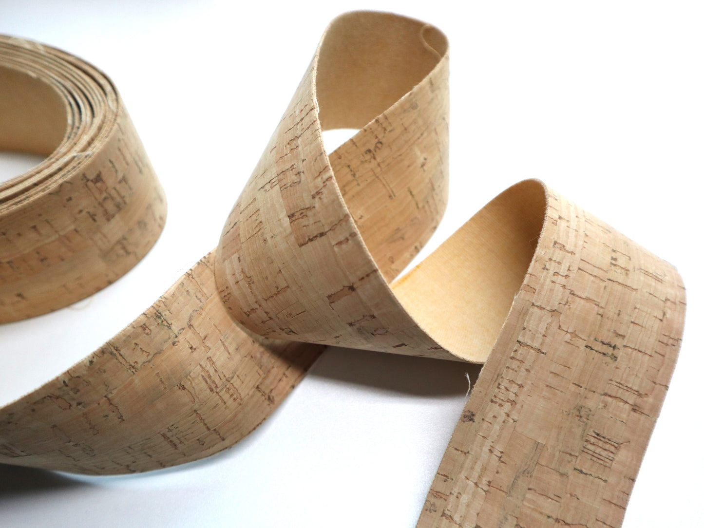 Cork Ribbon By the Yard  - Rustic Natural