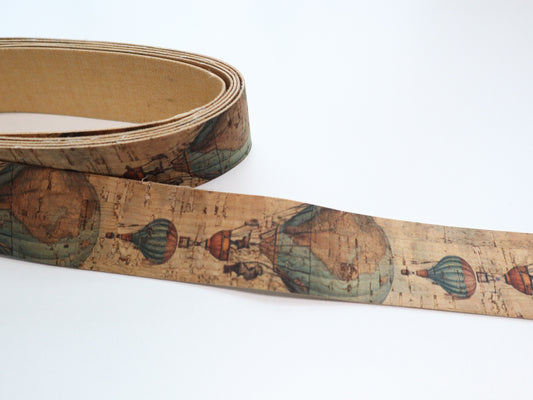 Cork Ribbon By the Yard - Vintage Balloons