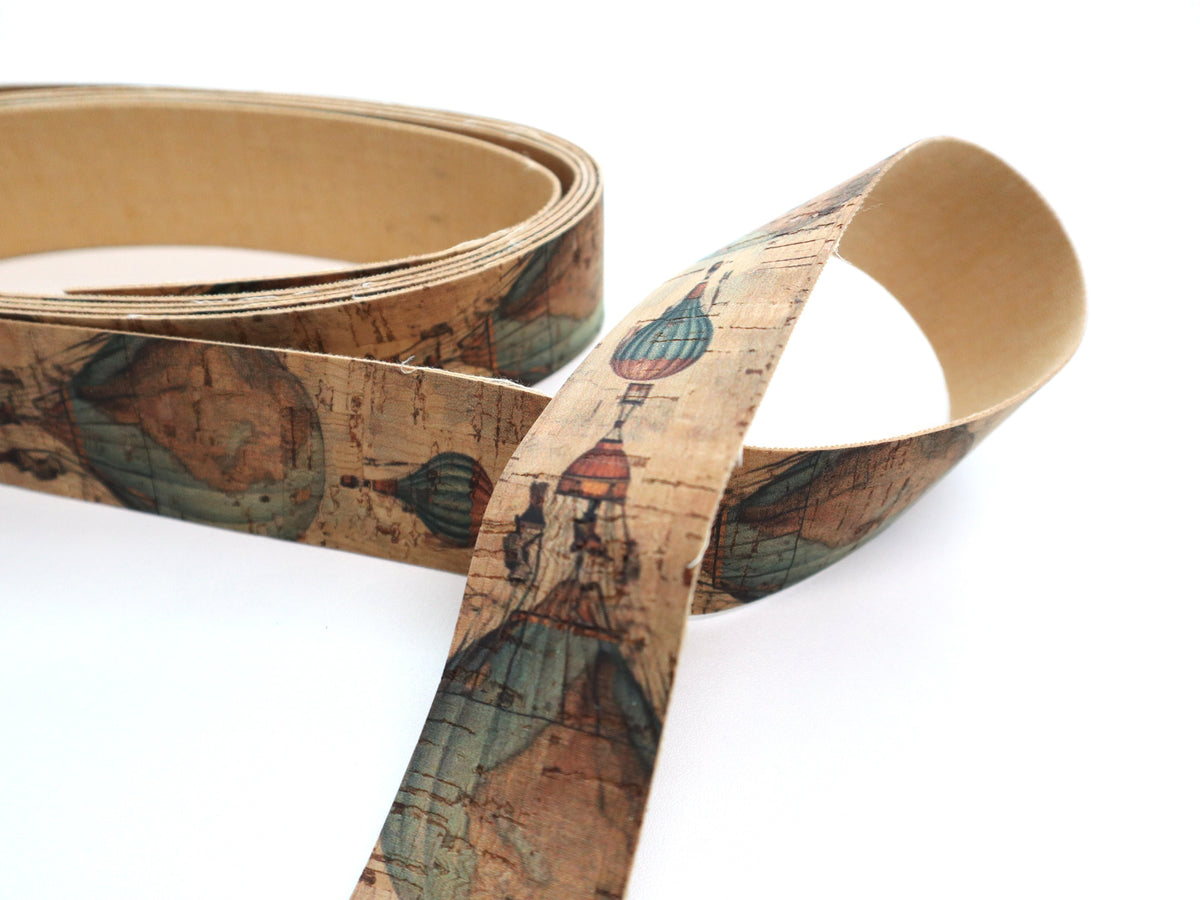Cork Ribbon By the Yard - Vintage Balloons – Jomar Supply & Handmade