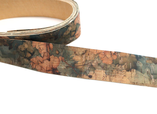 Cork Ribbon By the Yard - Floral Antiquity