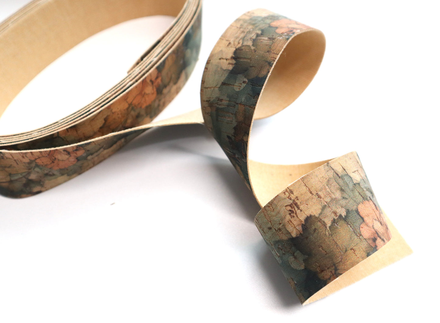 Cork Ribbon By the Yard - Floral Antiquity