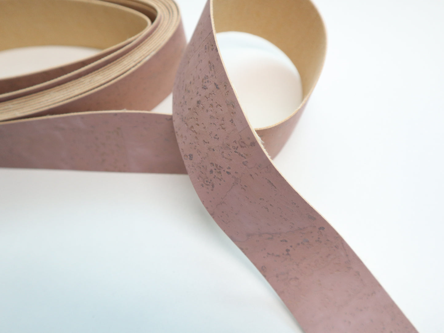 Cork Ribbon By the Yard - Ballerina Pink