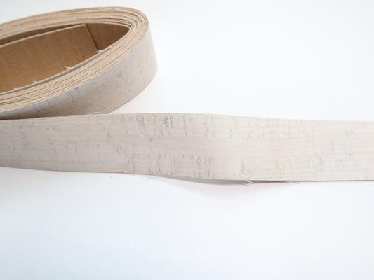 Cork Ribbon By the Yard - Rustic White