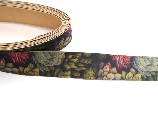 Cork Ribbon By the Yard - Succulents