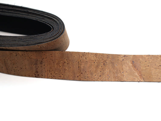 Cork Ribbon By the Yard - Tobacco