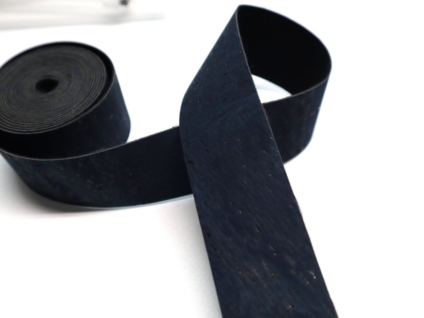 Cork Ribbon By the Yard  - Navy