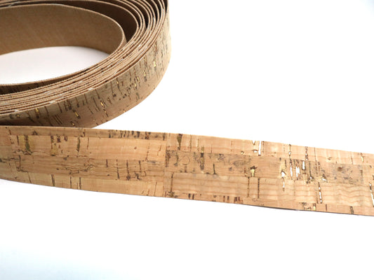 Cork Ribbon By the Yard  - Yukon Gold