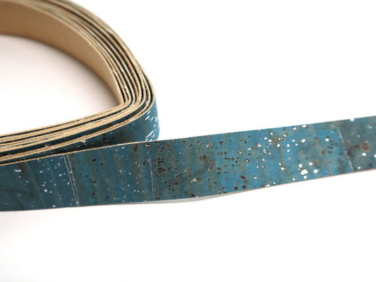 Cork Ribbon By the Yard  - Silver Lagoon