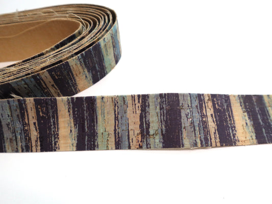 Cork Ribbon By the Yard  - Lakeside Evening