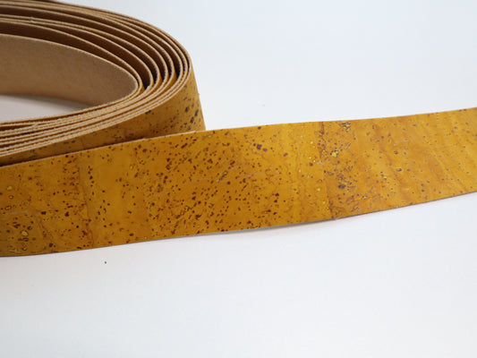 Cork Ribbon By the Yard  - Turmeric
