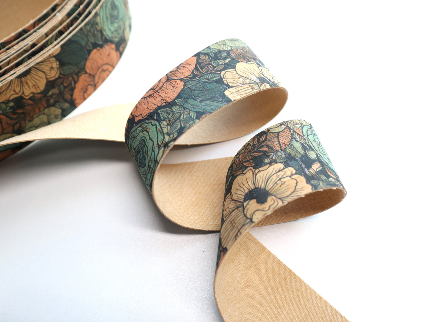Cork Ribbon By the Yard  - Antique Blooms