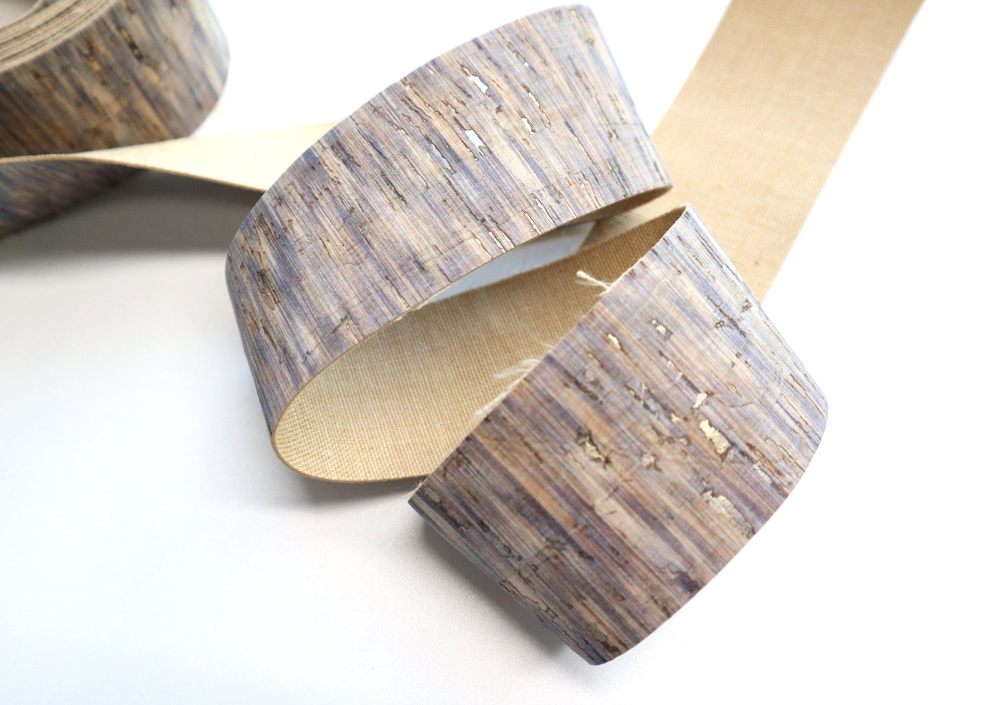 Cork Ribbon By the Yard  - Golden Rain