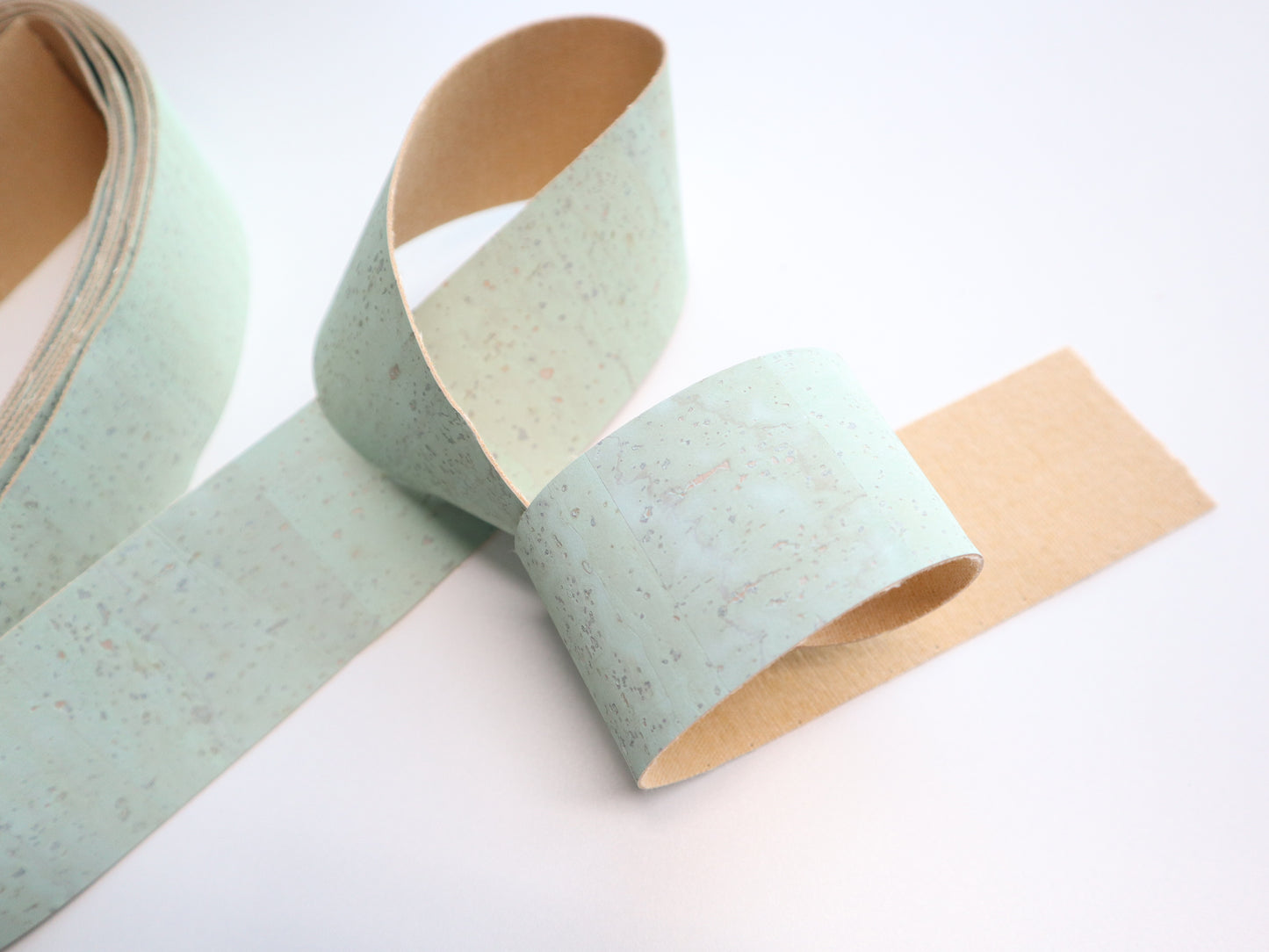 Cork Ribbon By the Yard  - Mint