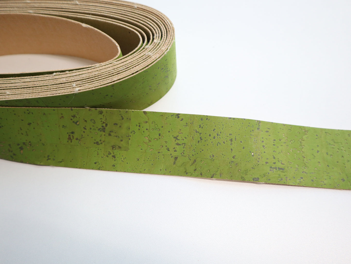 Cork Ribbon By the Yard - Refined Lime