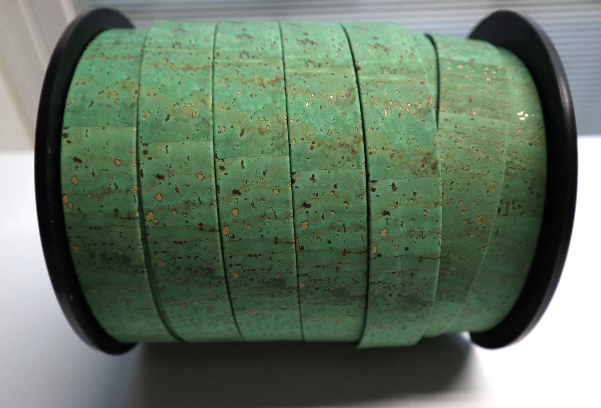 Flat Cork Cord by the Yard - Grass Green