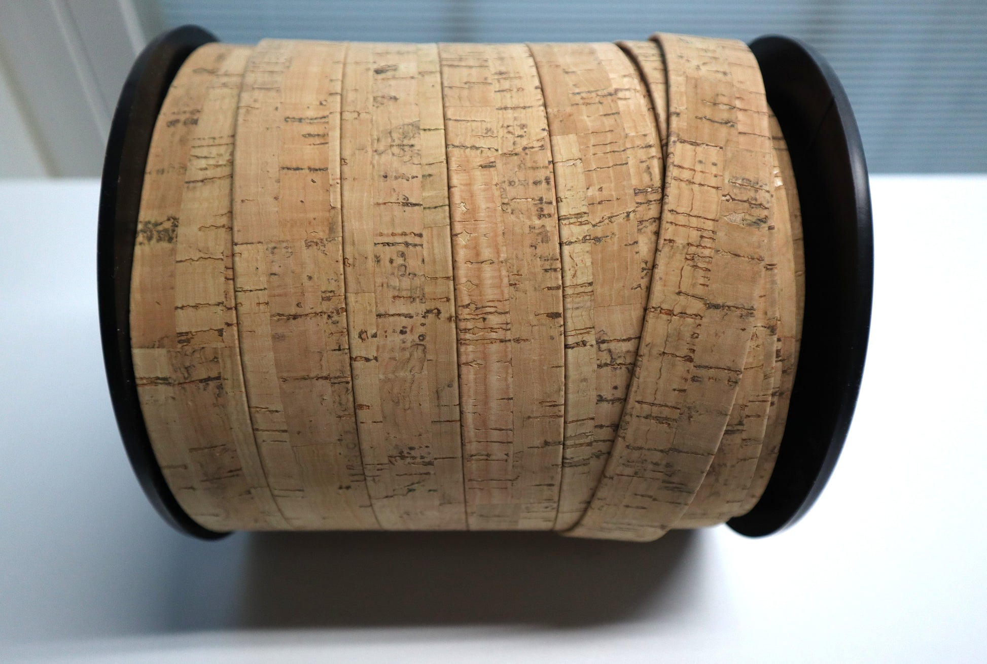 Flat Cork Cord by the Yard - Rustic Natural