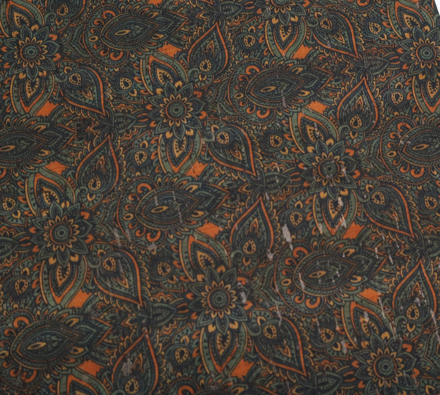 REMNANT/OFFCUT - Cork Fabric 15.5" x 26" - Gothic