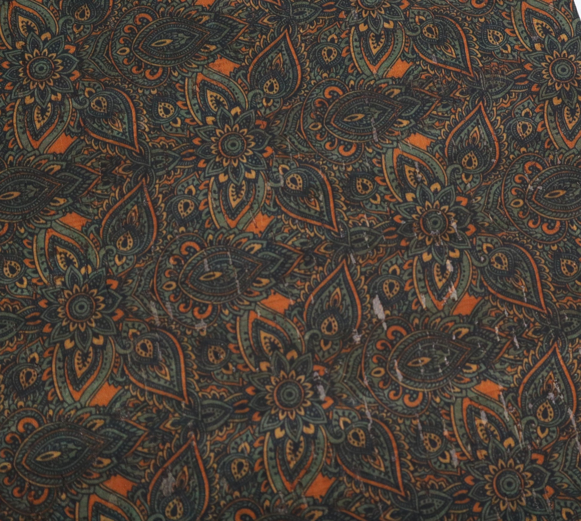 REMNANT/OFFCUT - Cork Fabric 15.5" x 26" - Gothic