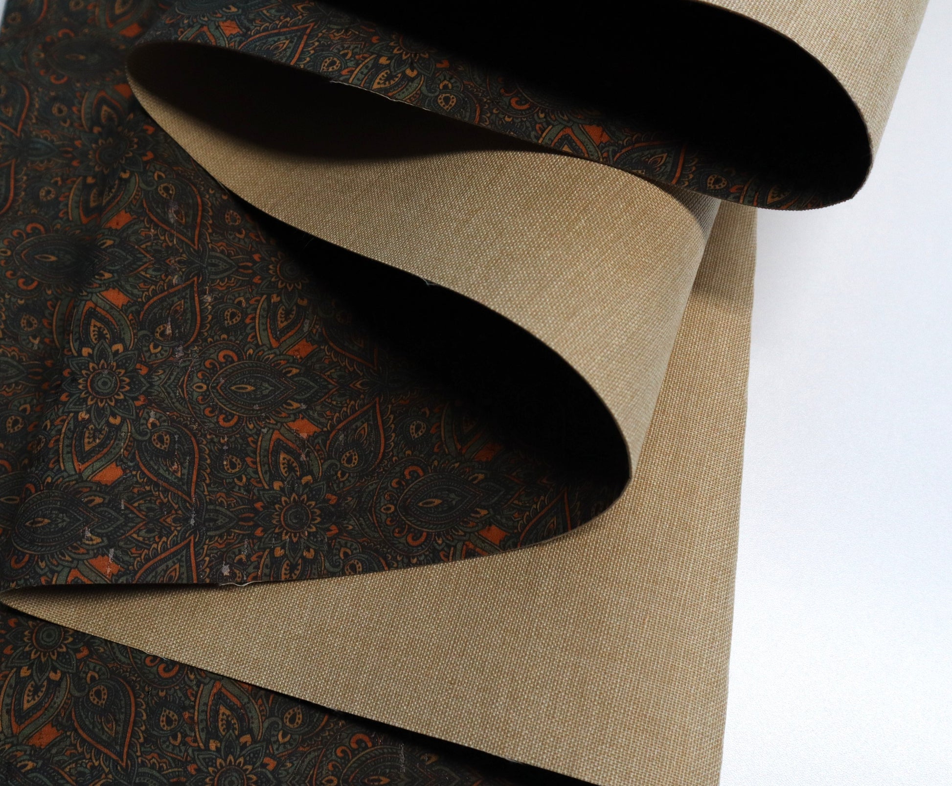 Cork Fabric Sheet - Gothic