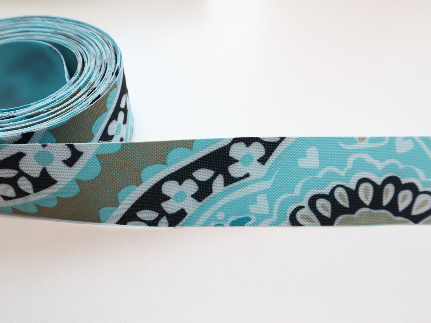 WPC Ribbon By the Yard - Khaki Medallion