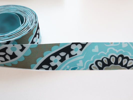 WPC Ribbon By the Yard - Khaki Medallion