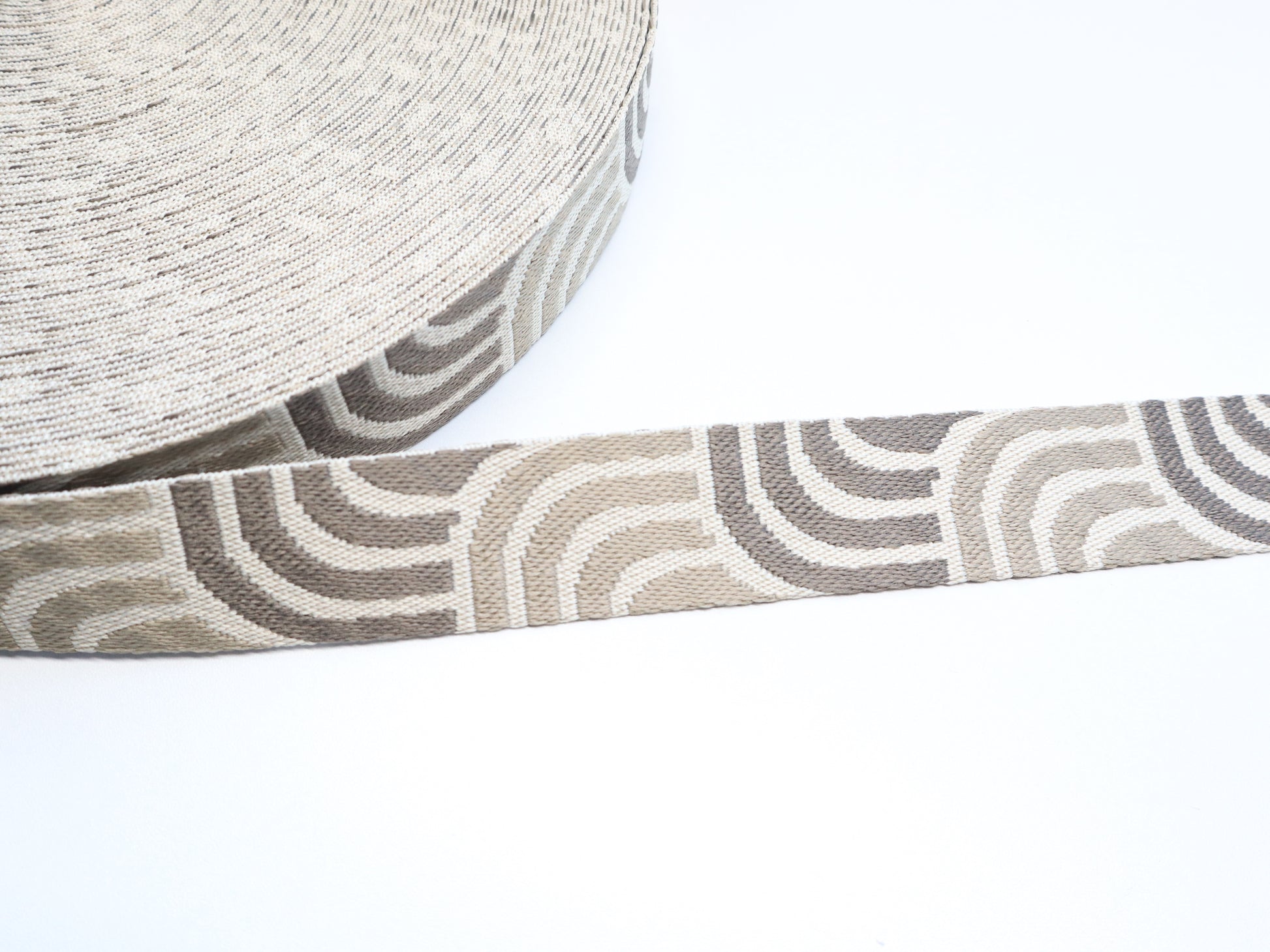 1.5" Webbing By the Yard - Arches Taupe
