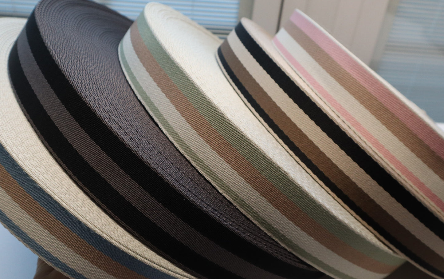 1.5" Webbing By the Yard - Stripes