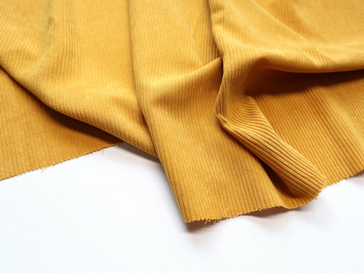 REMNANT/OFFCUT - Corduroy 7 Wale - Sunflower- 17.75" x 58"