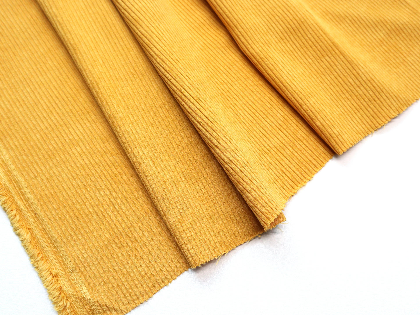 REMNANT/OFFCUT - Corduroy 7 Wale - Sunflower- 17.75" x 58"
