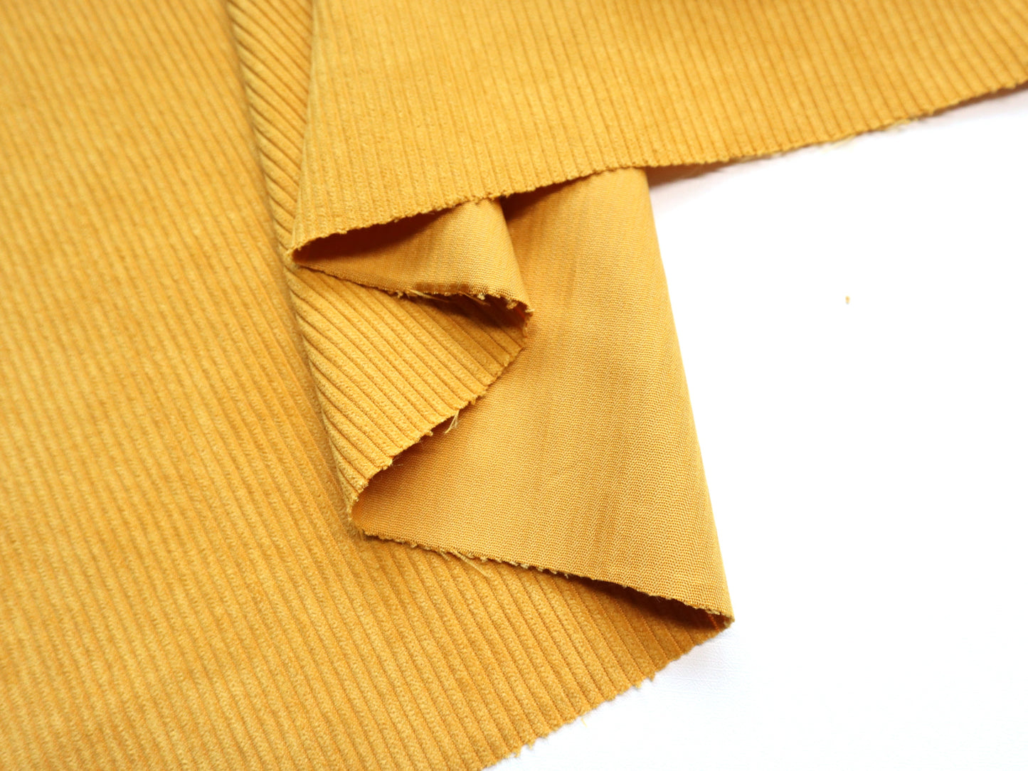 REMNANT/OFFCUT - Corduroy 7 Wale - Sunflower- 17.75" x 58"