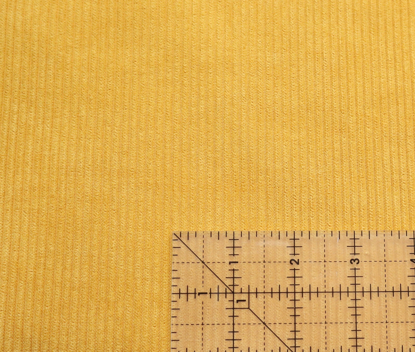 REMNANT/OFFCUT - Corduroy 7 Wale - Sunflower- 17.75" x 58"