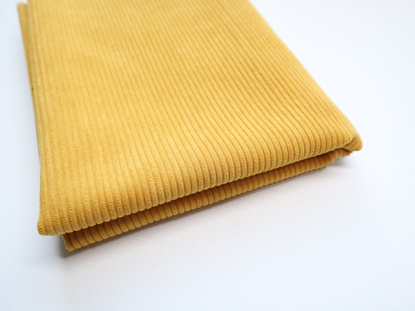 REMNANT/OFFCUT - Corduroy 7 Wale - Sunflower- 17.75" x 58"