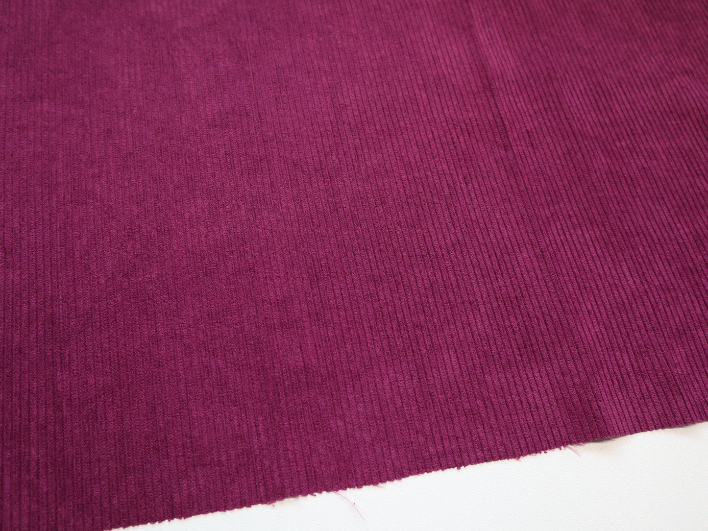 REMNANT/OFFCUT - Corduroy 7 Wale - Berry- 15.75" x 58"