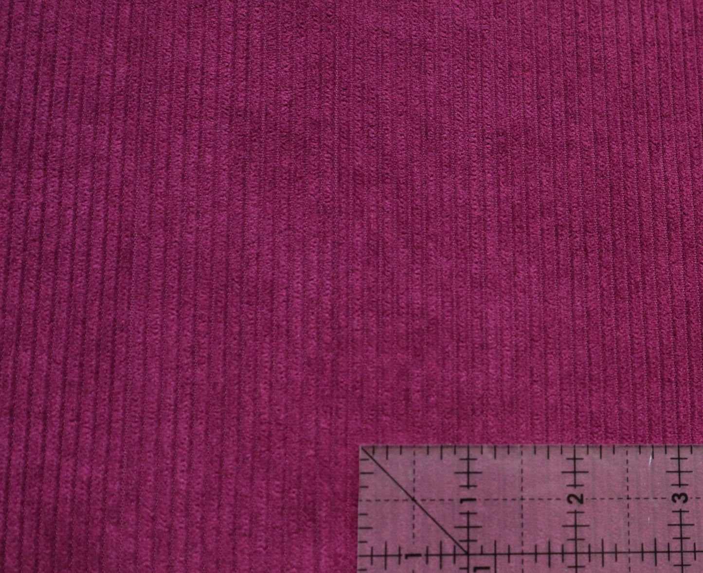 REMNANT/OFFCUT - Corduroy 7 Wale - Berry- 15.75" x 58"