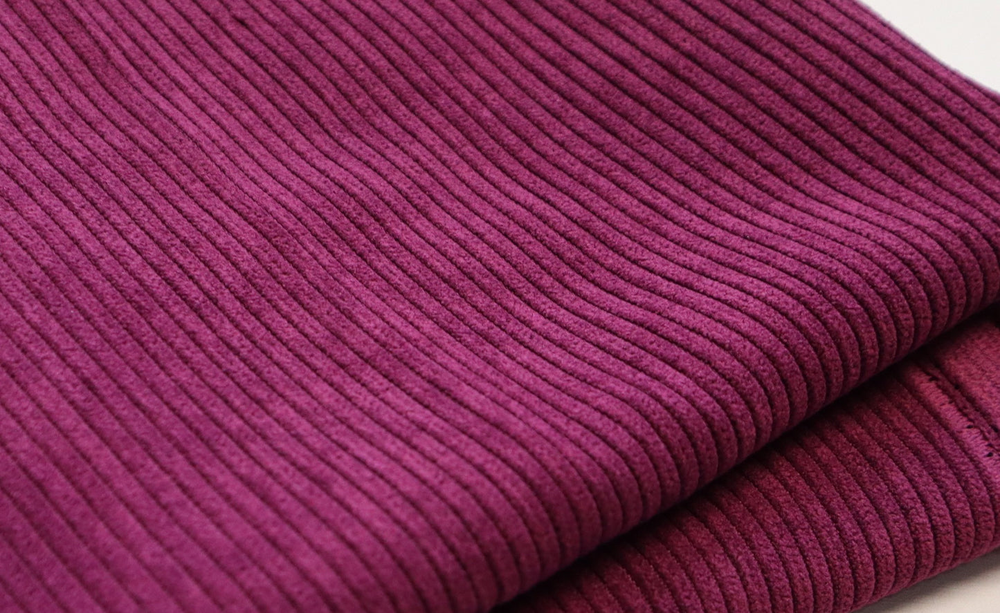 REMNANT/OFFCUT - Corduroy 7 Wale - Berry- 15.75" x 58"
