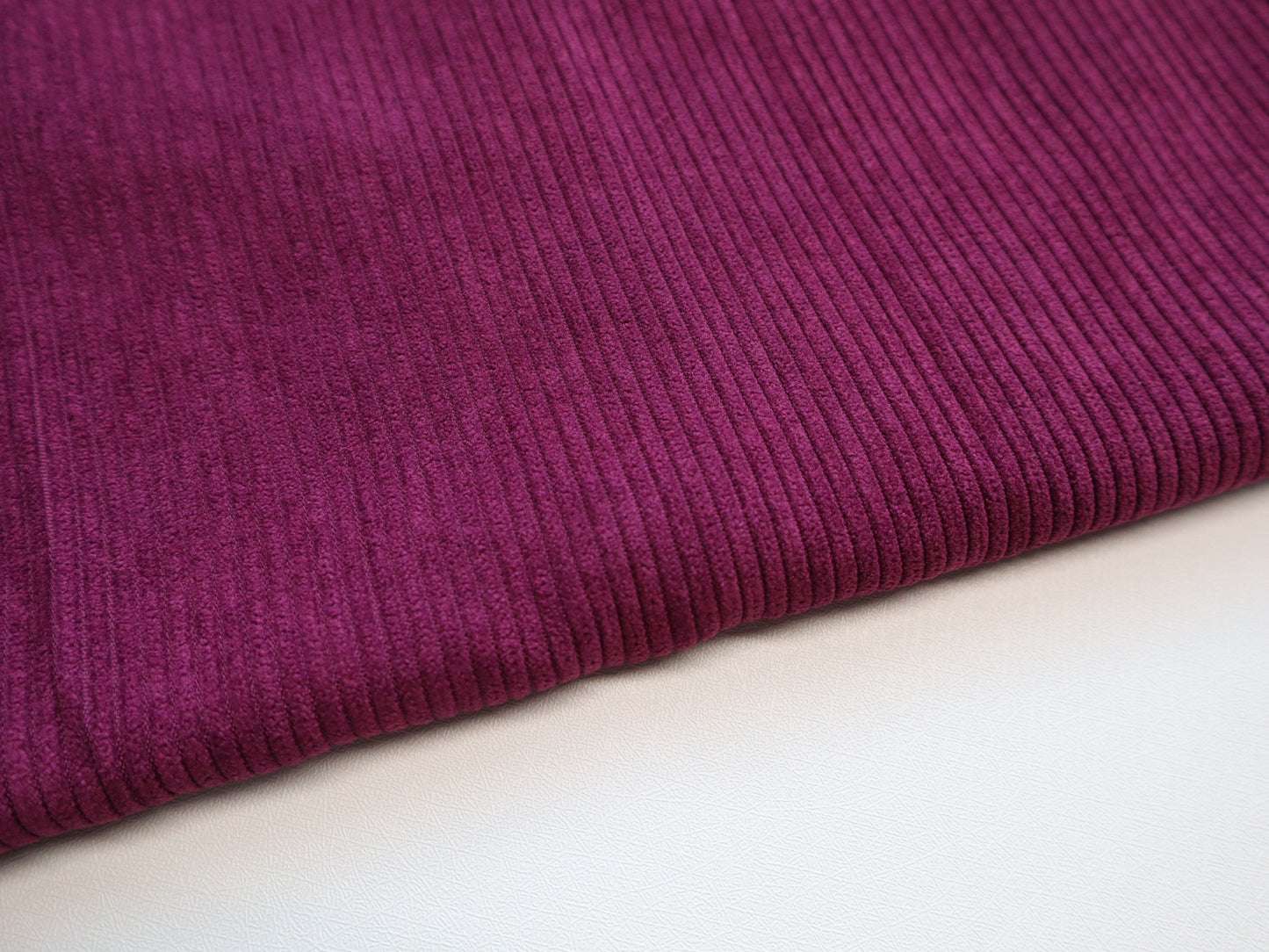 REMNANT/OFFCUT - Corduroy 7 Wale - Berry- 15.75" x 58"