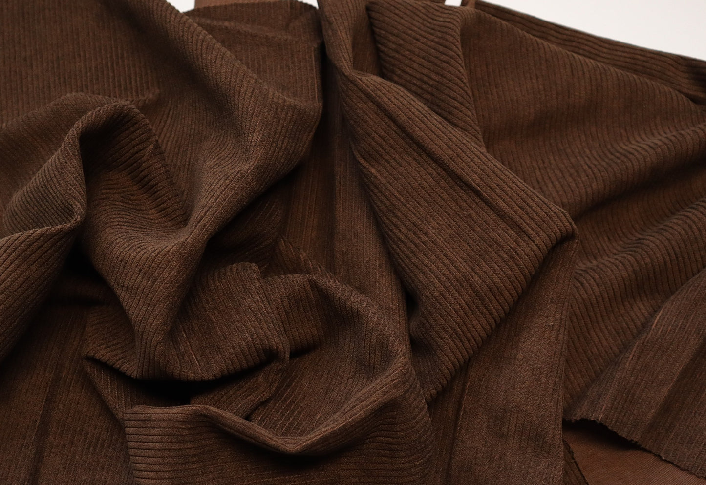 REMNANT/OFFCUT - Corduroy 7 Wale - Chocolate - 17" x 58"